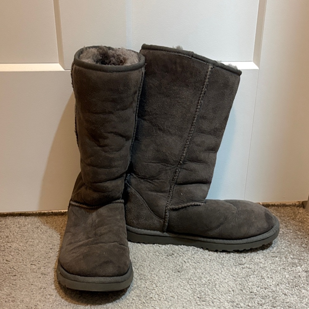 UGG Dark Gray Winter Boots